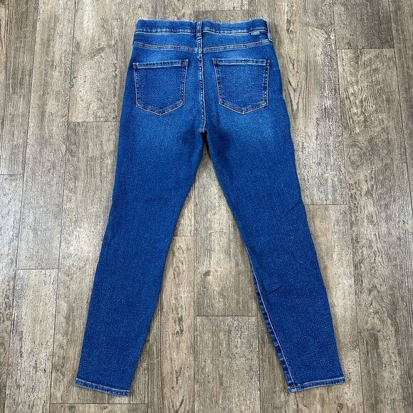Jag Jeans VALENTINA SKINNY Size 6P/27 Blue Pull On Mid Rise Denim Pants 28x26.5 - Picture 2 of 12